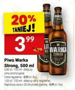 Twój Market Piwo Warka Strong oferta