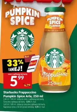 Twój Market Starbucks Frappuccino Pumpkin Spice Arla oferta