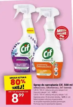 Twój Market Spray do sprzątania Cif Uniwersalny Odtłuszczacz oferta