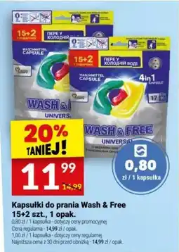 Twój Market Kapsułki do prania Wash & Free oferta