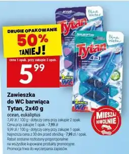 Twój Market Zawieszka do WC barwiąca Tytan oferta