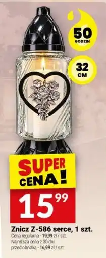 Twój Market Znicz Z-586 serce oferta