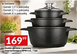 Twój Market Zestaw garnków z powłoką nieprzywierającą MPM oferta