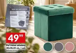 Twój Market Puf Velvet składany oferta
