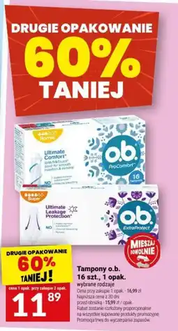 Twój Market Tampony o.b. oferta