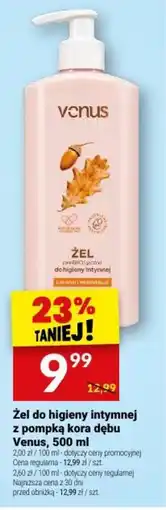 Twój Market Żel do higieny intymnej z pompką kora dębu Venus oferta