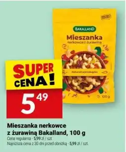 Twój Market Mieszanka nerkowce z żurawiną Bakalland oferta