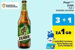 Carrefour Piwo ŻUBR oferta