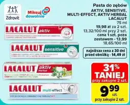 Carrefour Pasta do zębów LACALUT aktiv oferta