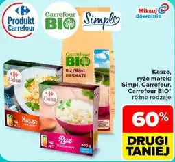 Carrefour Kasze ryze marek; Simpl, Carrefour, Carrefour Bio oferta
