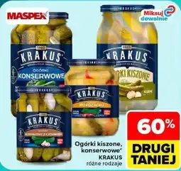 Carrefour Ogórki kiszone, konserwowe Krakus oferta