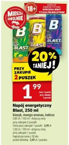 Twój Market Napój energetyczny Blast oferta