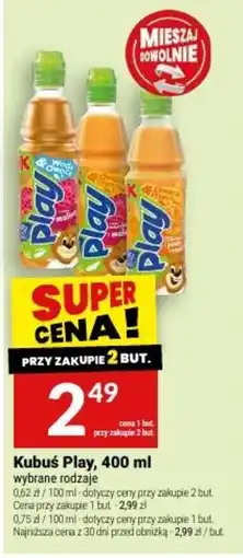 Twój Market Kubuś Play, 400 ml oferta
