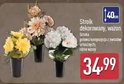 ALDI Stroik dekorowany, wazon oferta