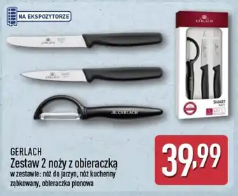 Geralch Zestaw 2 noży z obieraczką