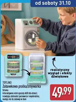 ALDI TOYLINO Zabawkowa pralka/zmywarka oferta