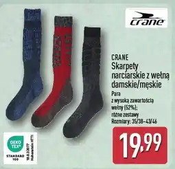 ALDI Skarpety narciarskie z wełną Crane oferta