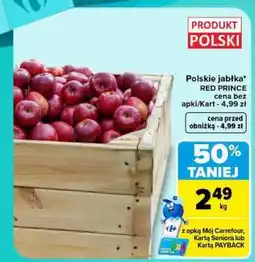 Carrefour Polskie jabłka RED PRINCE oferta