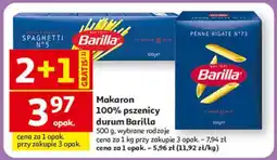 Auchan Makaron 100% pszenicy durum, Barilla oferta
