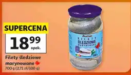 Auchan Filety śledziowe marynowane oferta