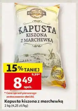 Auchan Kapusta kiszona z marchewką oferta