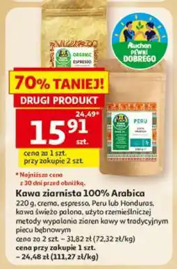 Auchan Kawa ziarnista 100% Arabica oferta