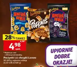 Auchan Prażynki lub chrupki Lorenz oferta