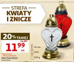 Auchan Znicz Serce Krzyż oferta