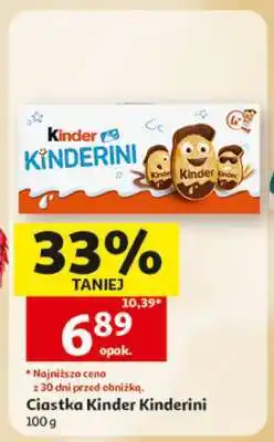 Auchan Ciastka KINDER KINDERINI oferta
