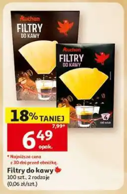 Auchan Filtry do kawy oferta