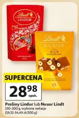 Auchan Praliny Lindor lub Nuxor Lindt oferta