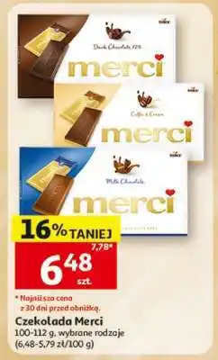 Auchan Czekolada Merci oferta