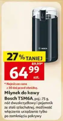Auchan Młynek do kawy Bosch TSM6A oferta