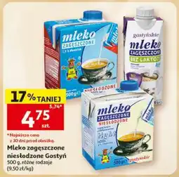 Auchan Mleko zagęszczone niesłodzone Gostyń oferta