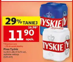 Auchan Piwo Tyskie oferta