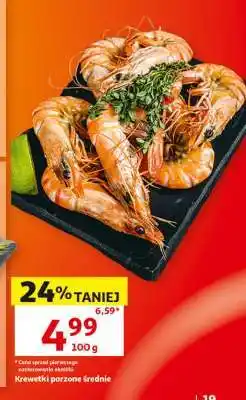 Auchan Krewetki parzone średnie oferta