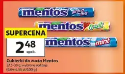 Auchan Cukierki do żucia Mentos oferta