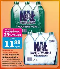 Auchan Woda mineralna NAŁĘCZOWIANKA oferta
