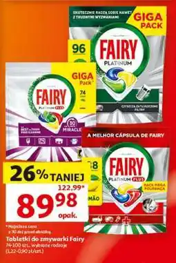 Auchan Tabletki do zmywarki Fairy oferta