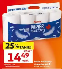 Auchan Papier toaletowy oferta