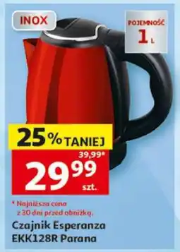 Auchan Czajnik Esperanza EKK128R Parana oferta