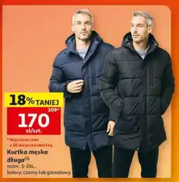 Auchan Kurtka męska długa oferta