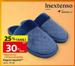 Auchan Kapcie męskie oferta