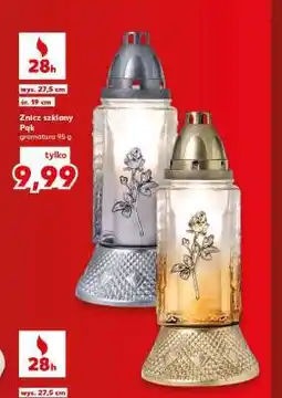 Kaufland Znicz szklany Pąk oferta