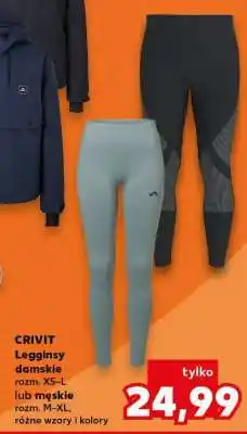 Kaufland CRIVIT Legginsy damskie rozm. XS-L lub męskie rozm. M-XL, różne wzory i kolory oferta