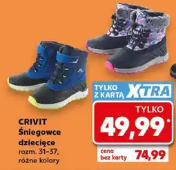 Kaufland Crivit Śniegowce dziecięce oferta