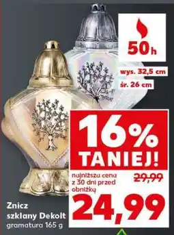 Kaufland Znicz szklany Dekolt oferta