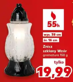 Kaufland Znicz szklany Wzór oferta
