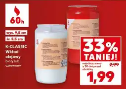 Kaufland K-CLASSIC Wkład olejowy biały lub czerwony oferta