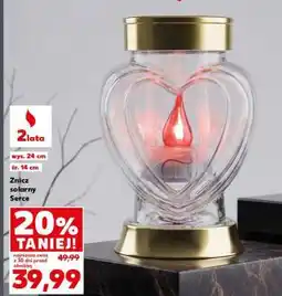Kaufland Znicz solarny Serce oferta